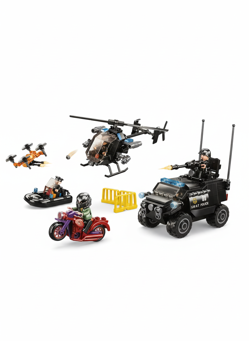 Police 09 S.W.A.T 469 PCS Lego