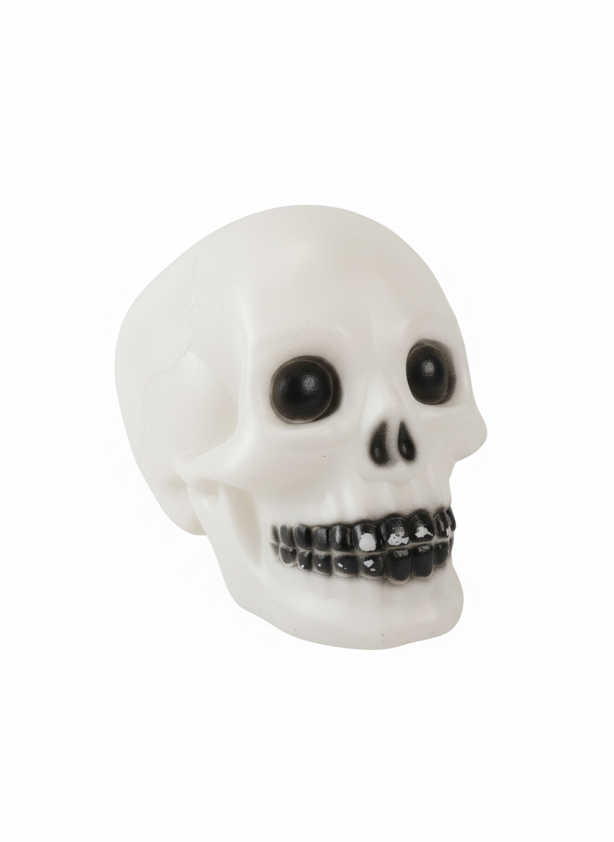 Horror Halloween Skeleton Head