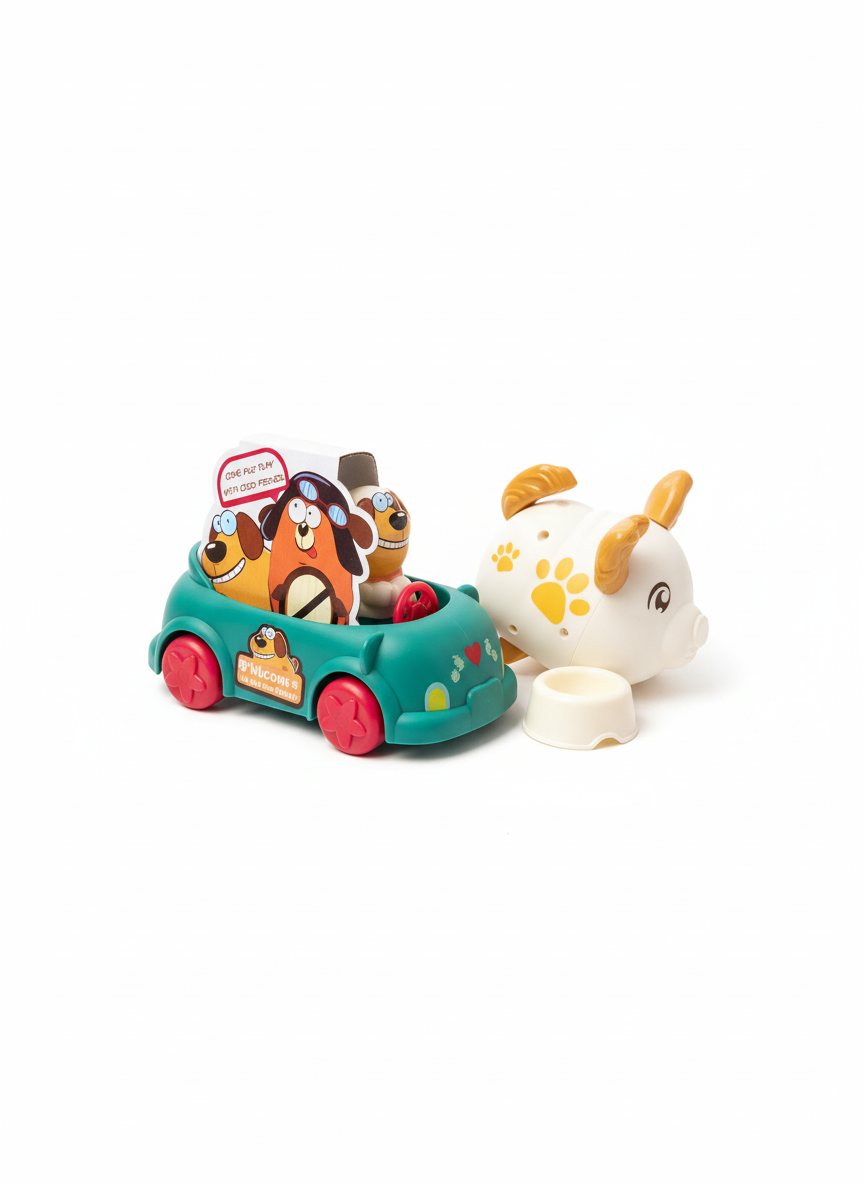 Doggy House Fun Activated Toy Fun Doggy Car
