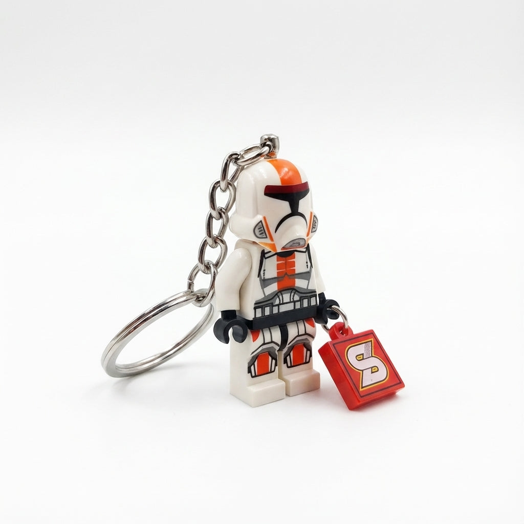 S Brand Star Wars Clone Trooper Minifigure Keychain SY198A