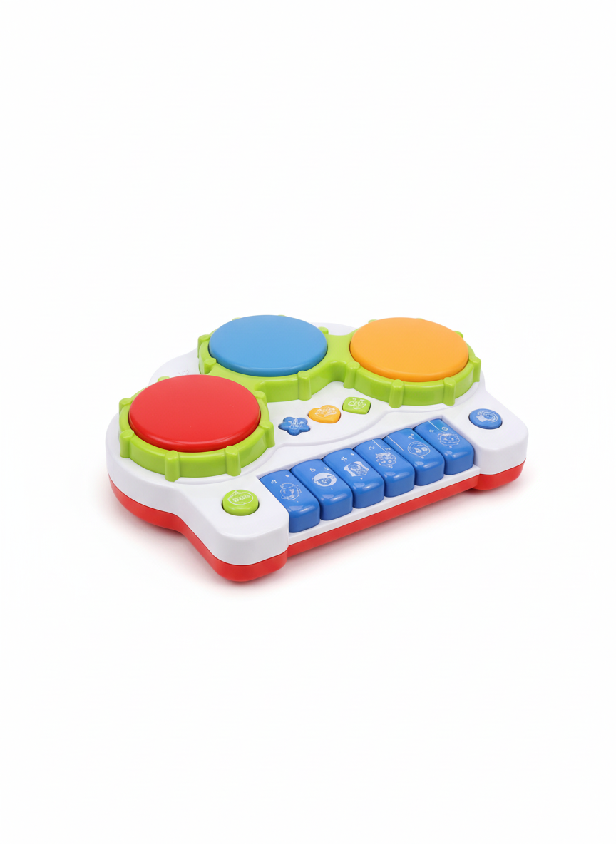 Light & Music Musical Drum & Piano Toy