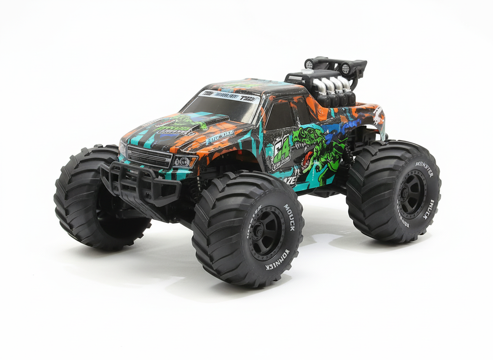 Brightly Off-Road Lighting Monster Truck with 2.4G Remote Control