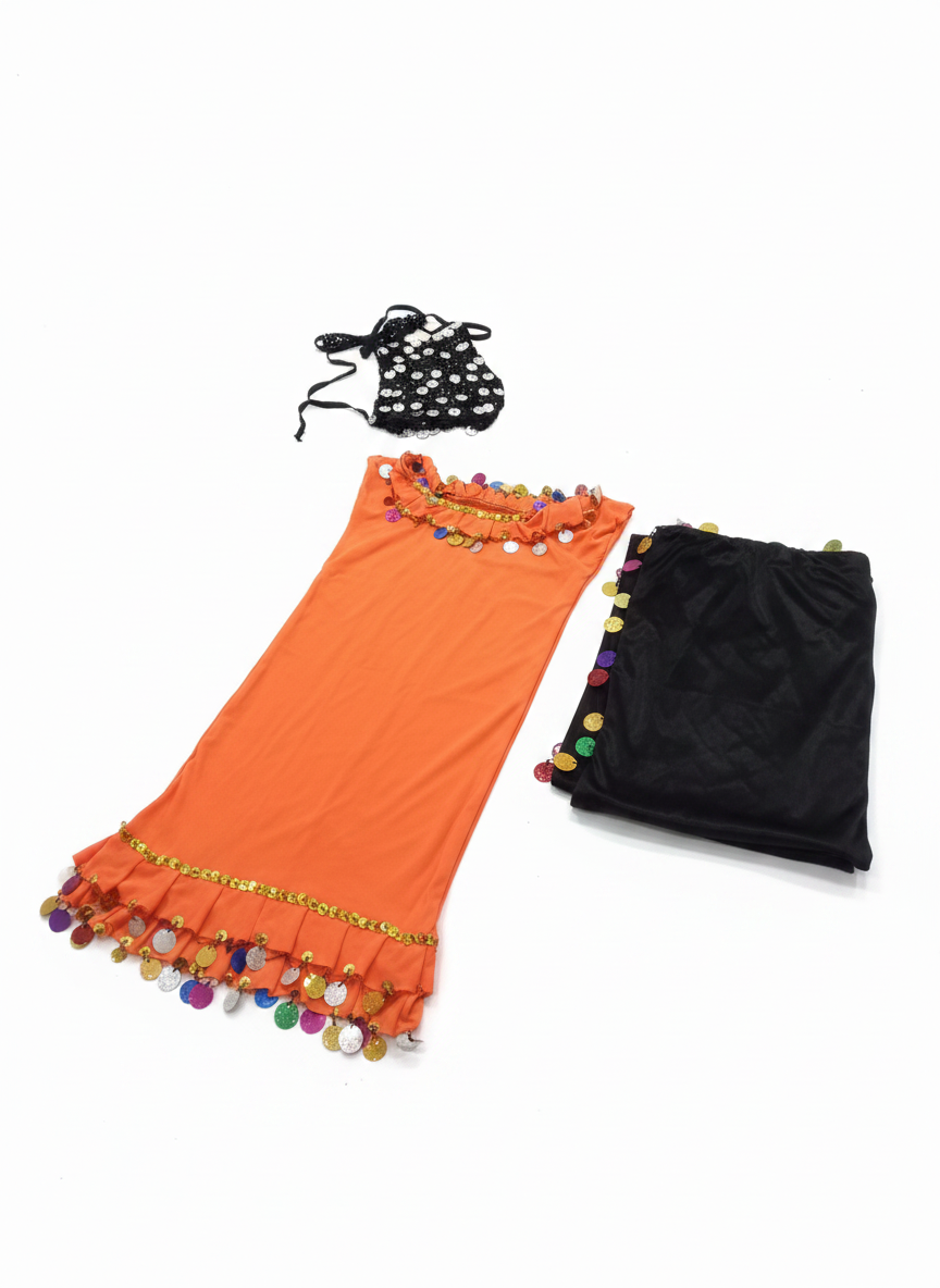 Sparkling Kids' Belly Dance Costume Set