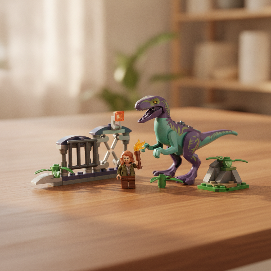 OBM JURASIK WERLD Dinosaur Escape Building Blocks Set No. 99037-3