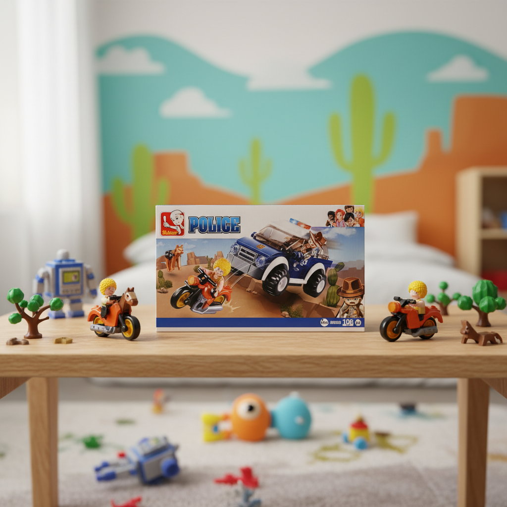 Sluban Police Building Block Set