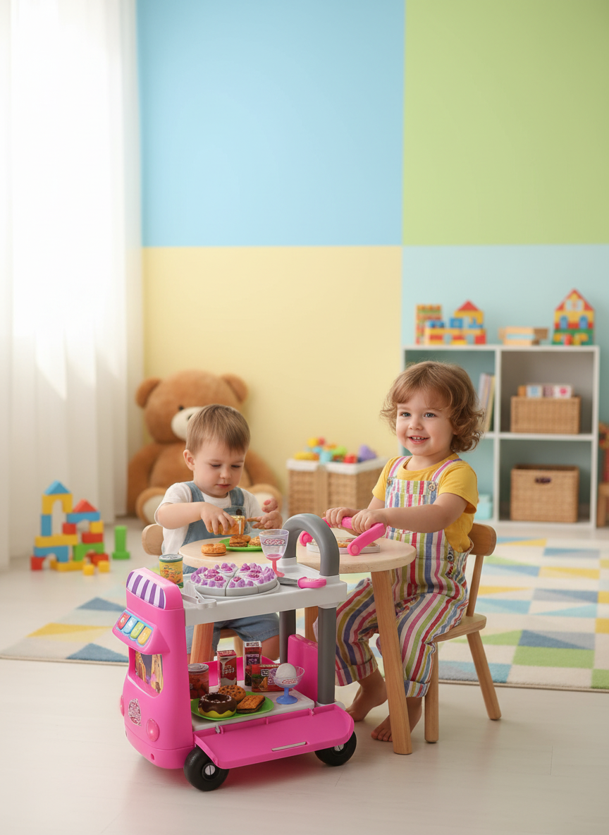 Sweet Bakery Multi - Function Tableware Carts