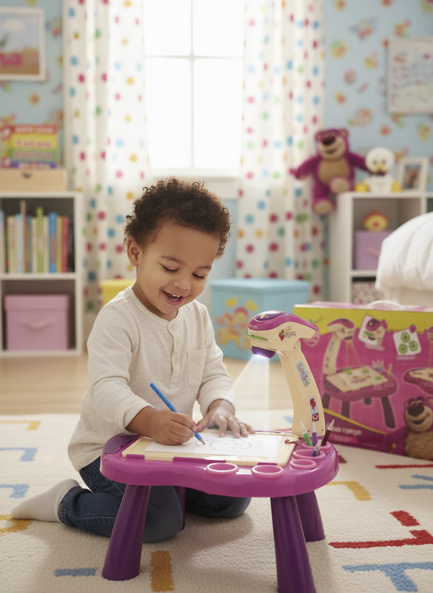 Toy Story Lotso Range Projection Painting Learning Set 2 In 1