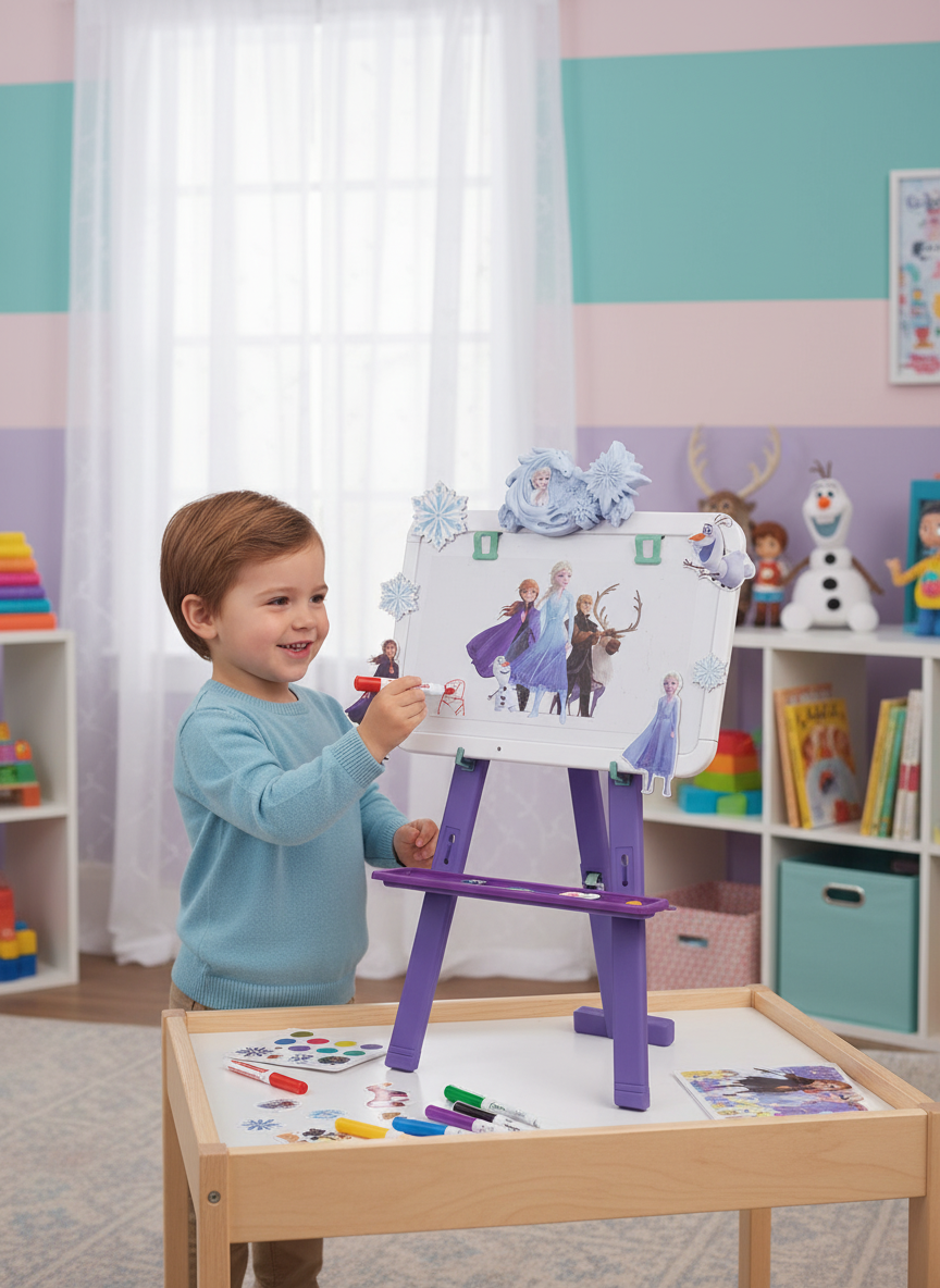 Frozen Stand Borad Double Sided Drawing Frame 42 PCS