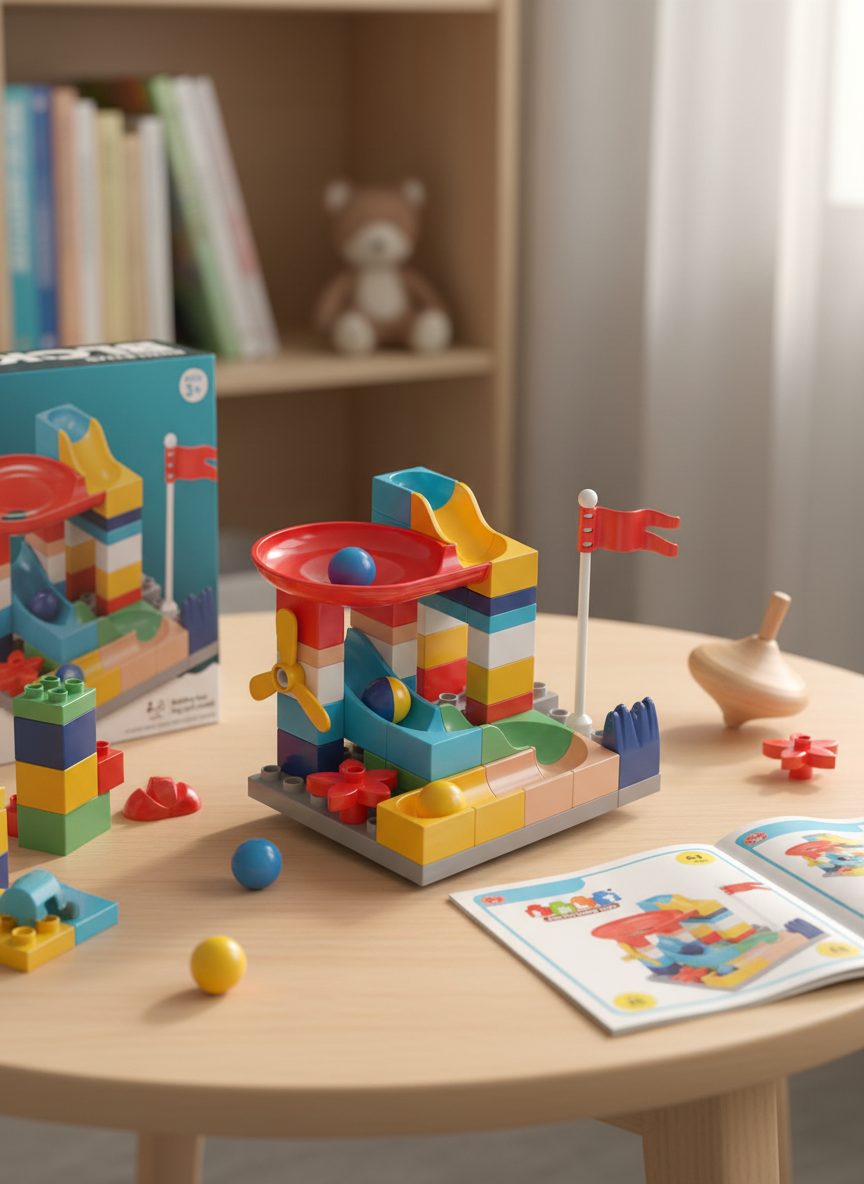 Marble Run Slide Block