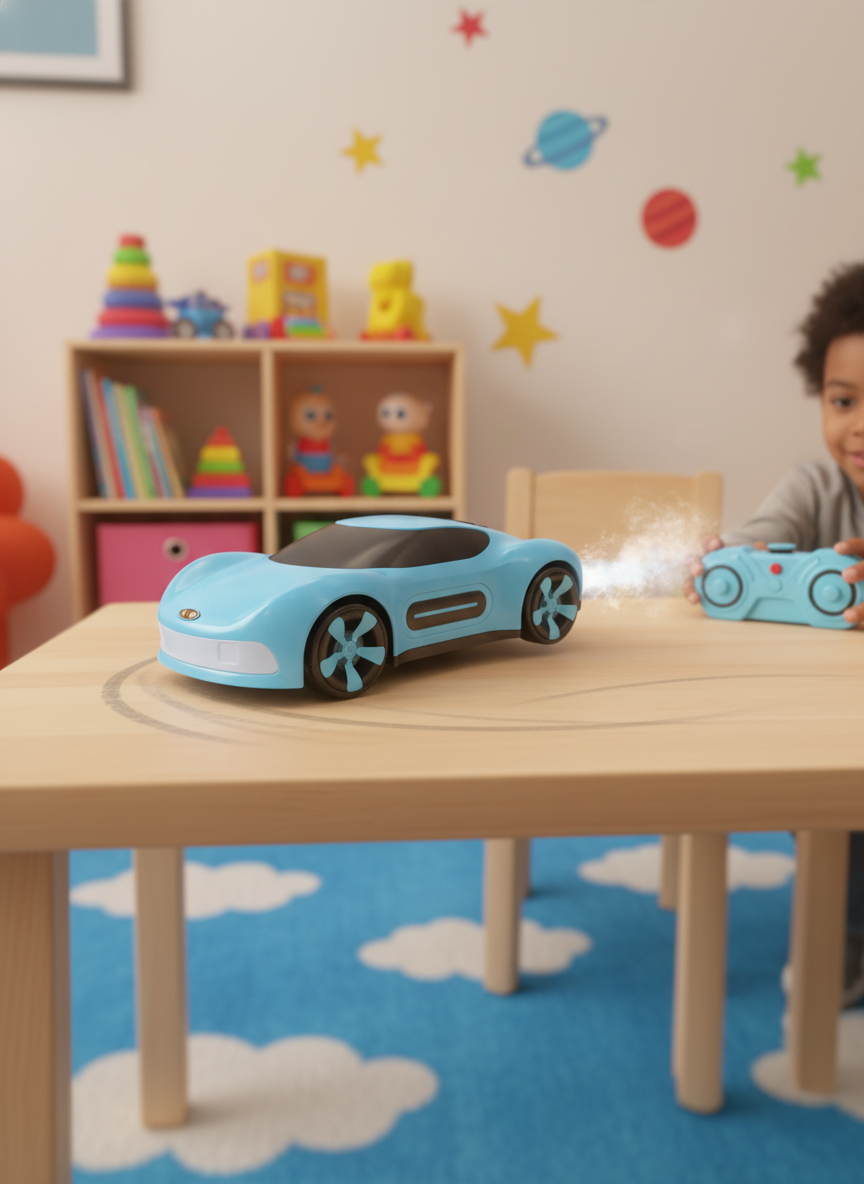 Concept Stunt Car Cool Lighting Spray Sports Car