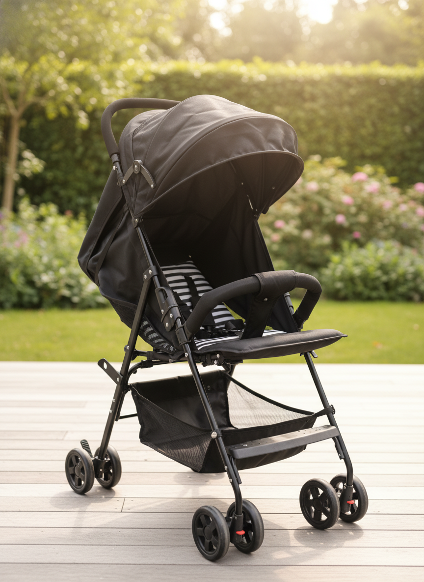 Compact Lightweight Baby Stroller with Canopy