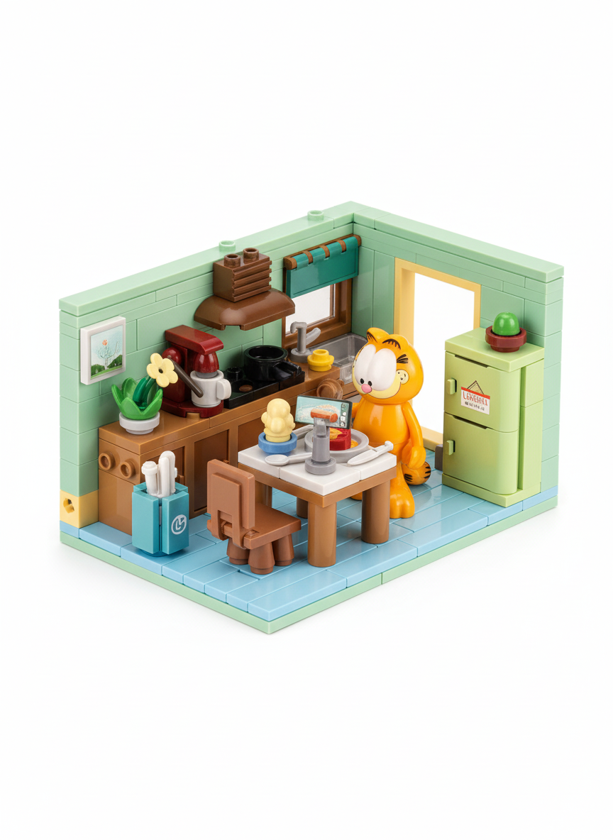 Nickelodeon Garfield 194 PCS Lego