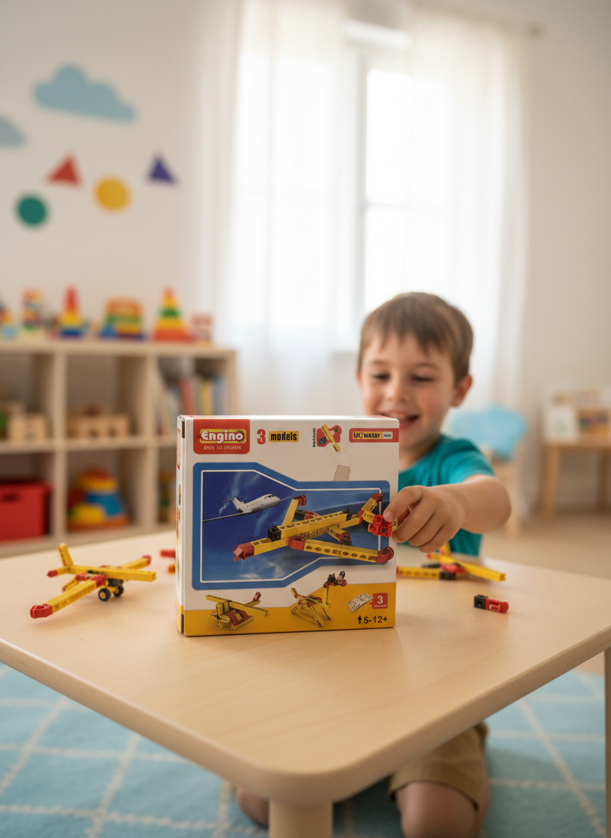 Engino Play To Invent 3 Models Snap Fit System