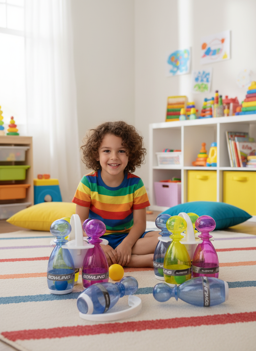 NLSPORT Colorful Mini Bowling Set