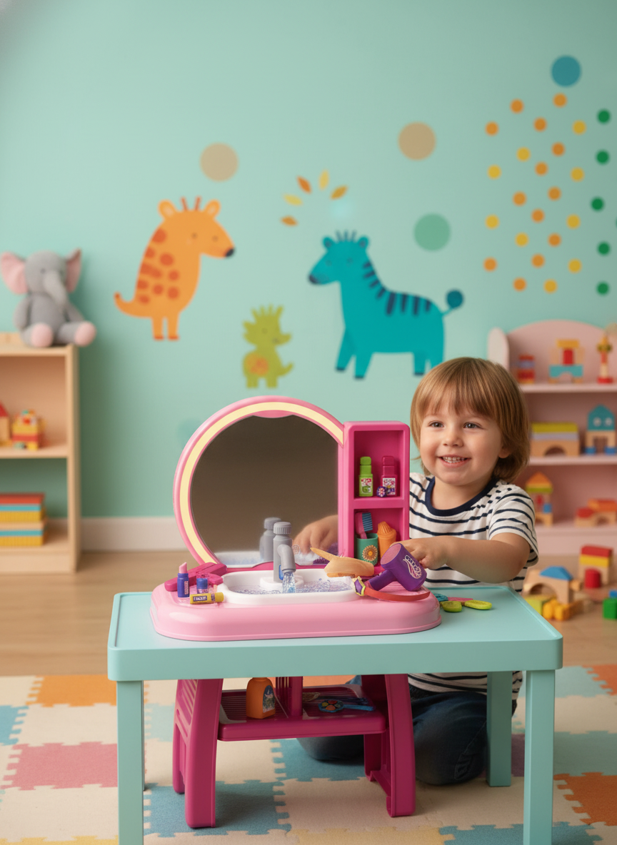 Play House Infrared Sensor Bathroom Sink Playset