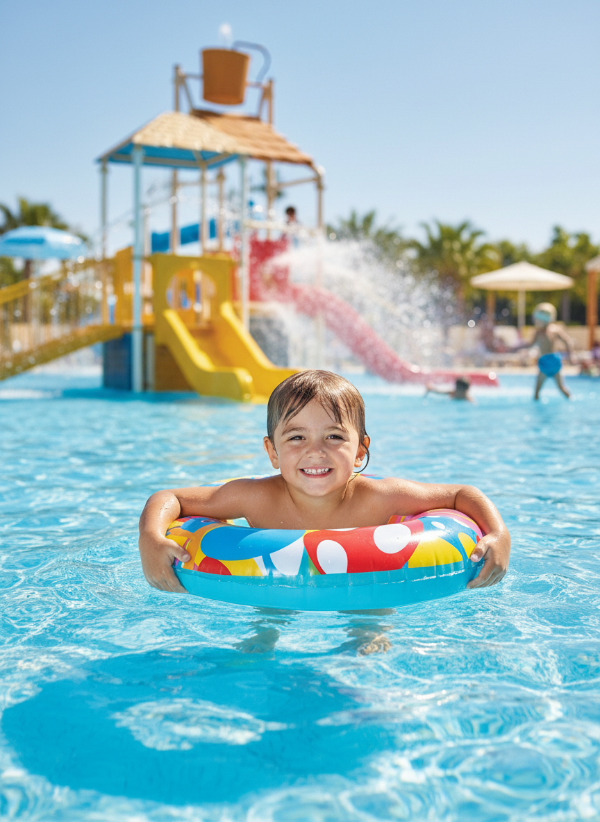 Bestway Colorful Patterned Kids' Swim Ring