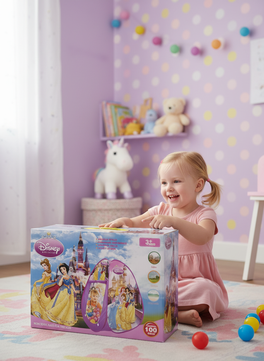 Disney Tent Princess Inclusion 100 Balls