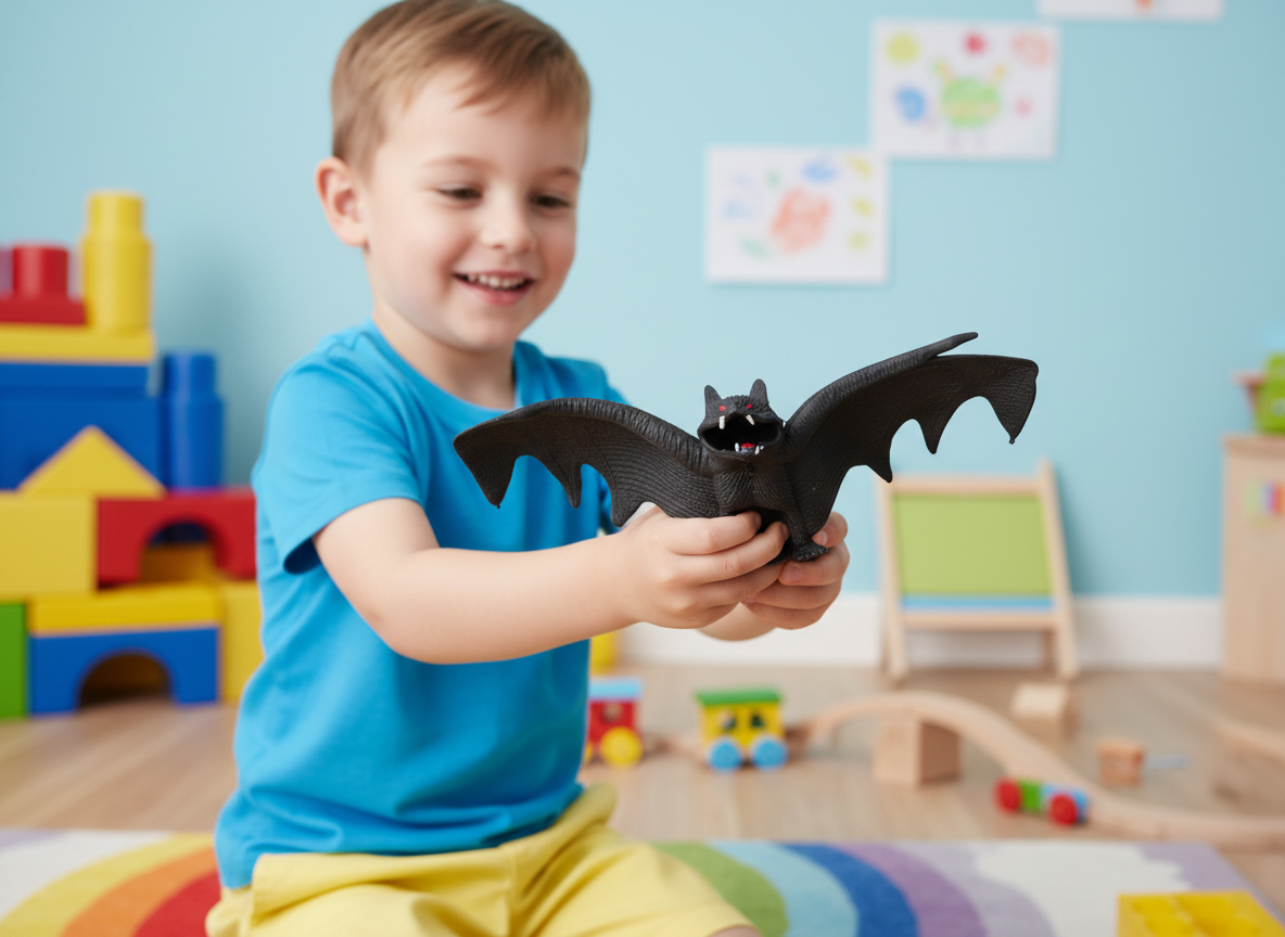 Bat Rubber Toy