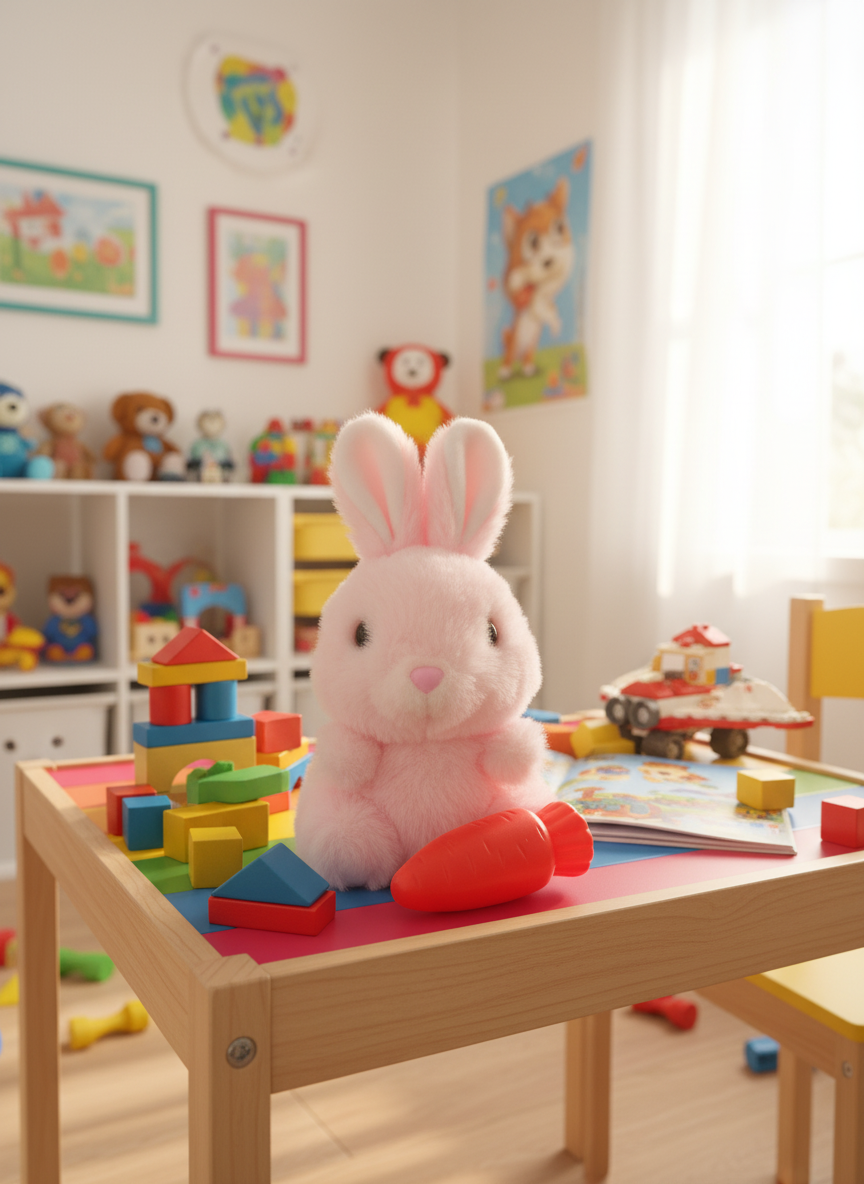 PETHOUSE Electronic Plush Pet Mini Rabbit
