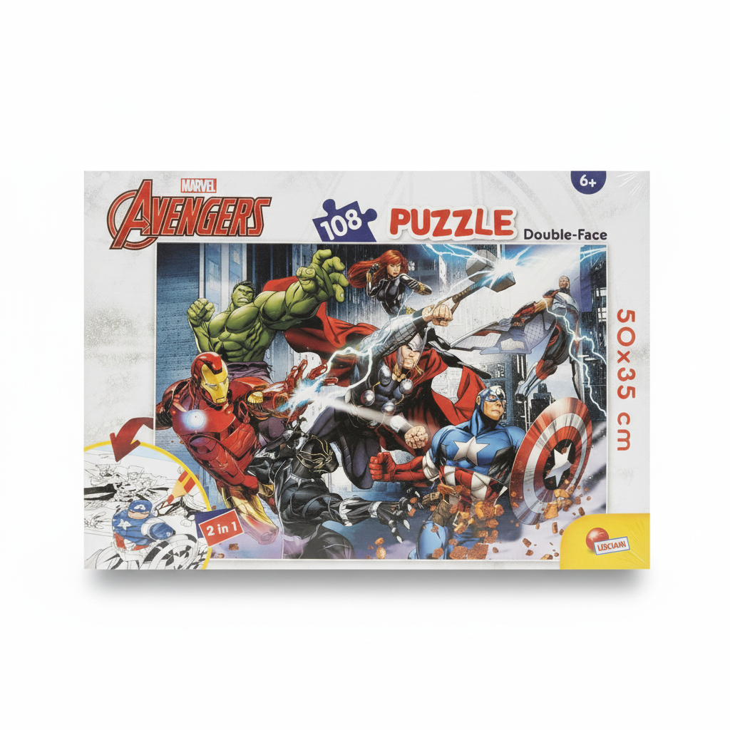 Marvel Avengers 108-Piece Double-Face Puzzle