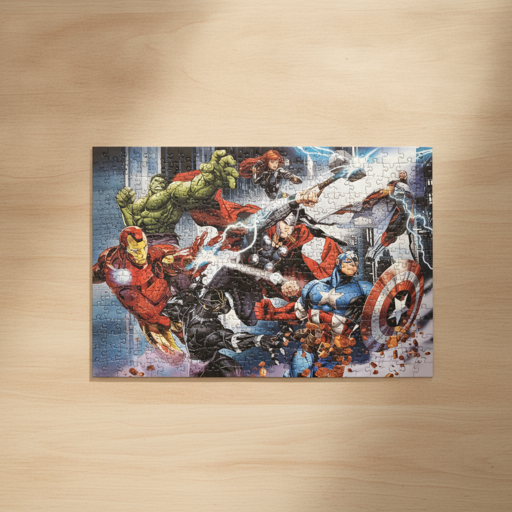 Marvel Avengers 108-Piece Double-Face Puzzle