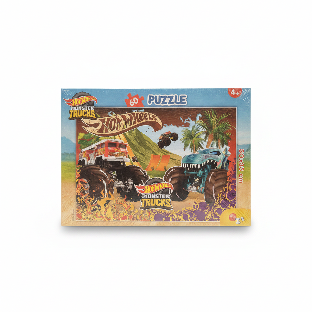 Hot Wheels Monster Trucks 60 Piece Puzzle