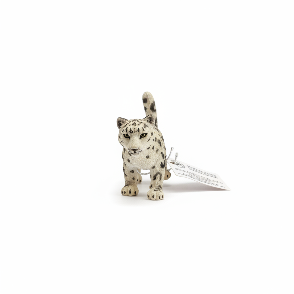 Snow Leopard Figurine
