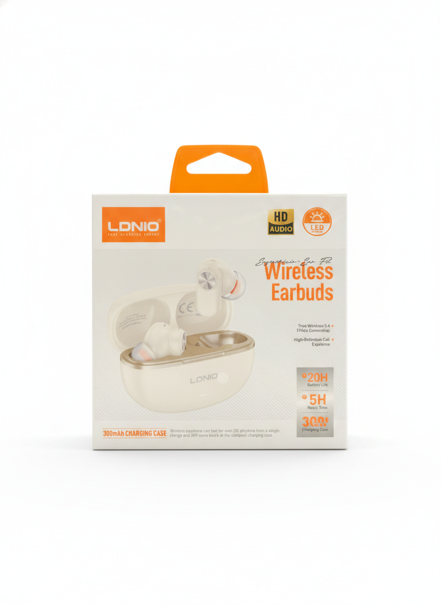 LDNIO Ergonomic In-Ear Fit Wireless Earbuds