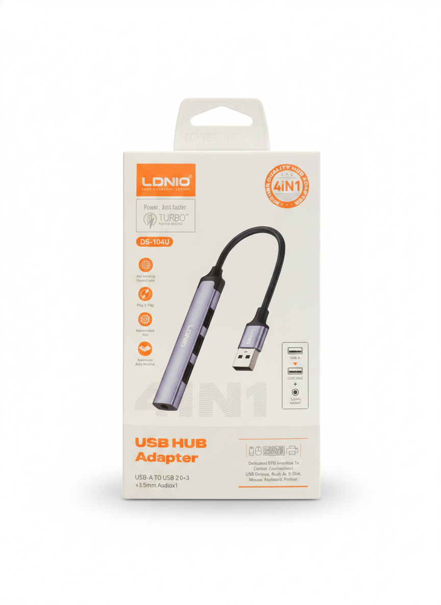 LDNIO DS-104U USB HUB Adapter