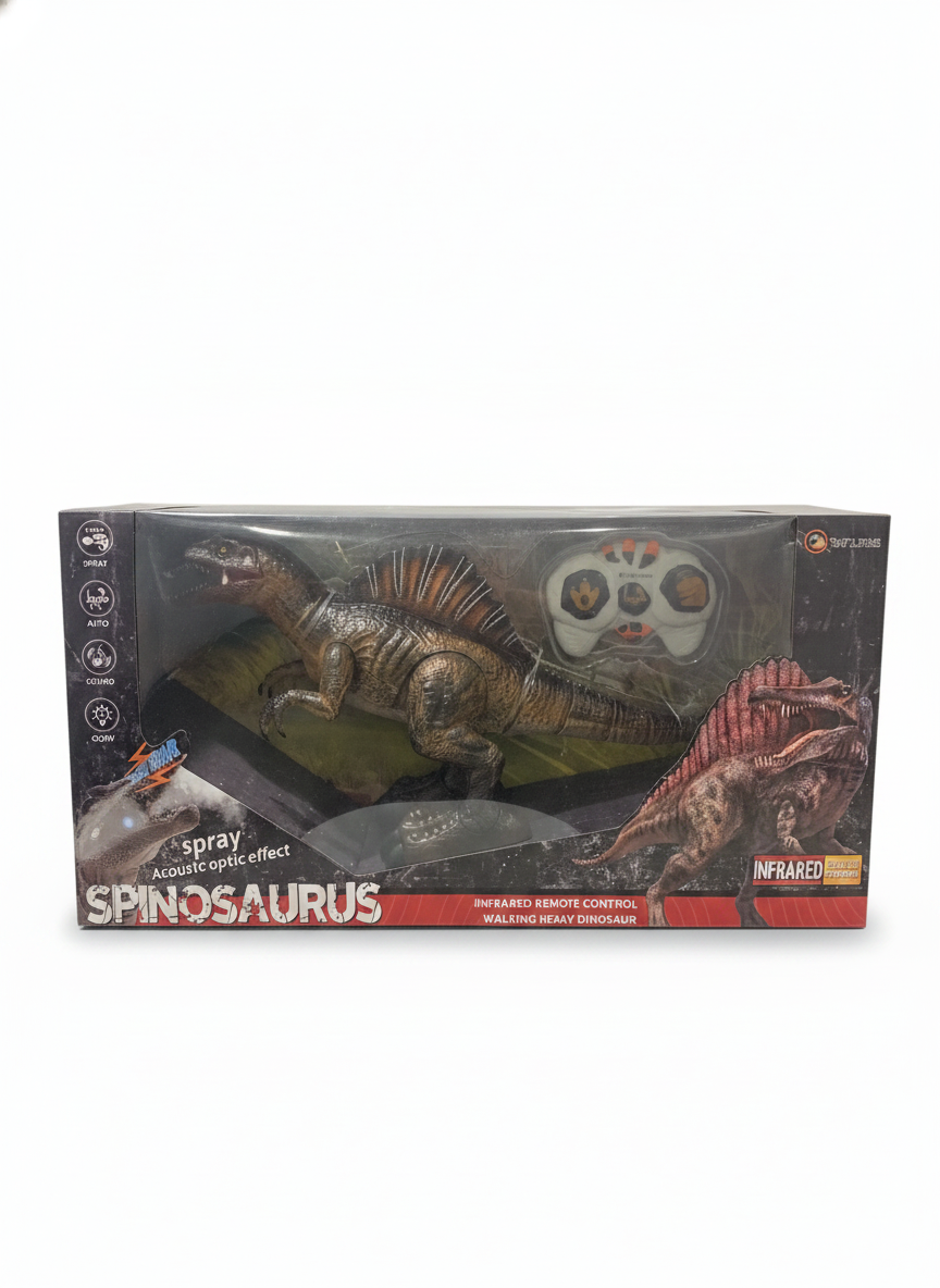 Spinosaurus Infrared Remote Control Walking Spray Dinosaur
