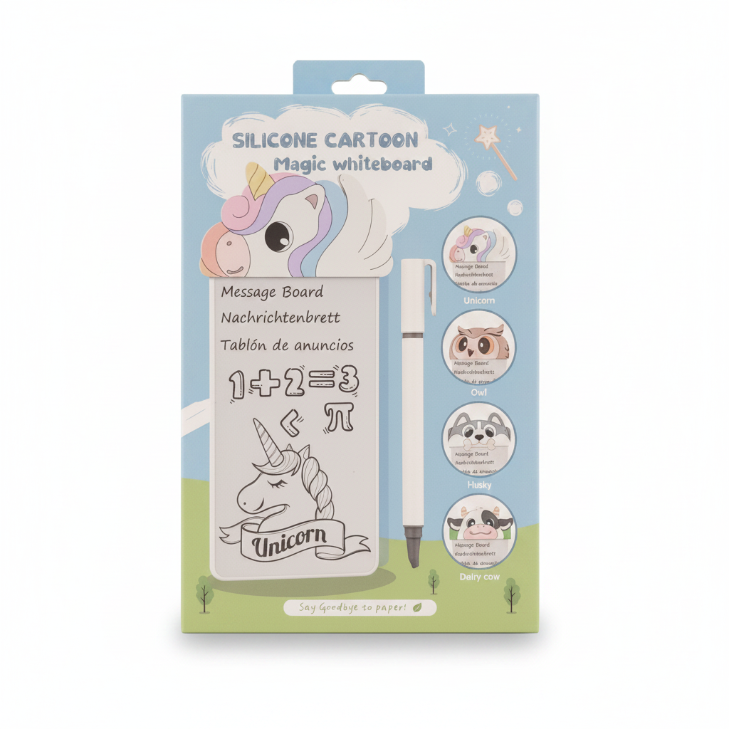SILICONE CARTOON Magic whiteboard