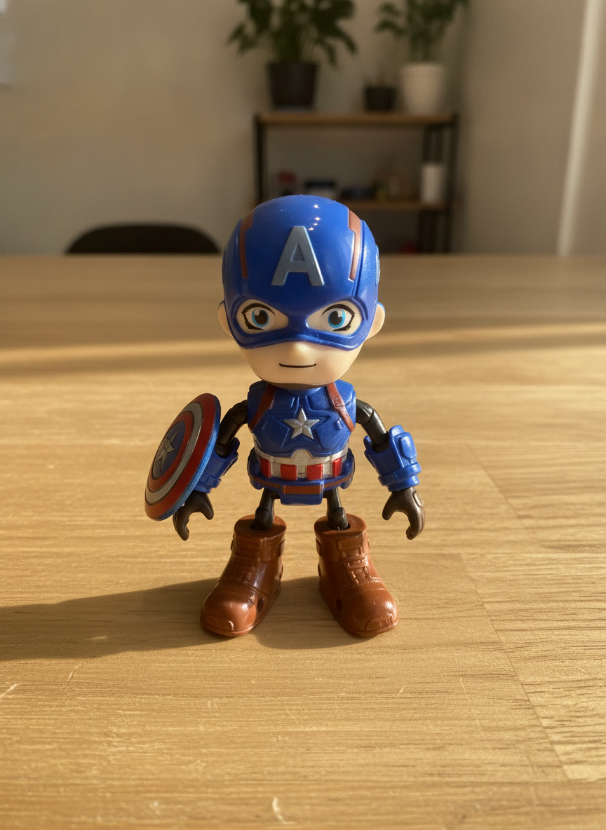 Defenders Fight For Justice Die-Cast Captain America Model