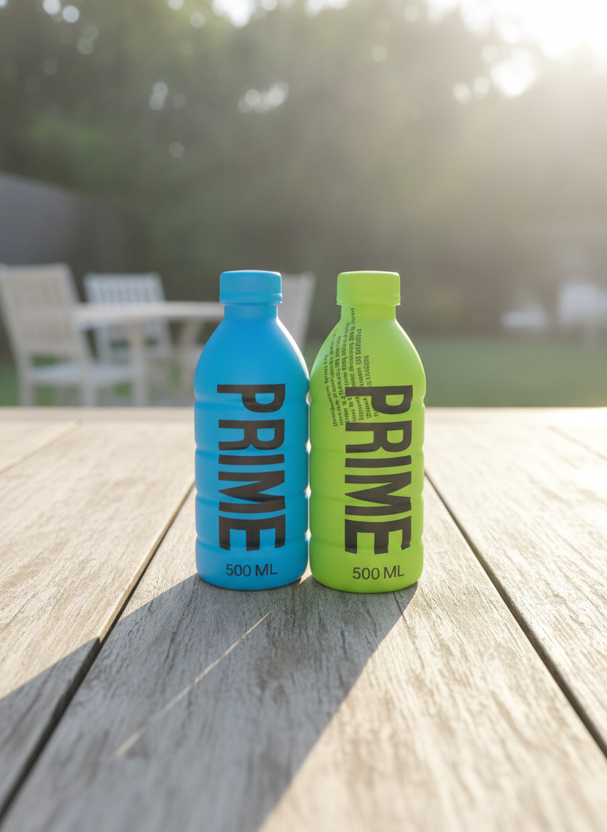 Prime Bottle Squishy Toys (2-Pack) ( Blue & Green )