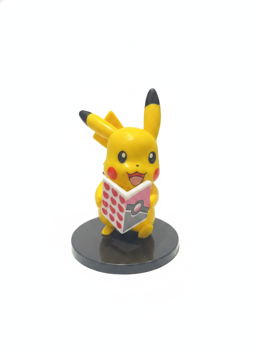 Pikachu Collectible Figurine with Poké Ball Book