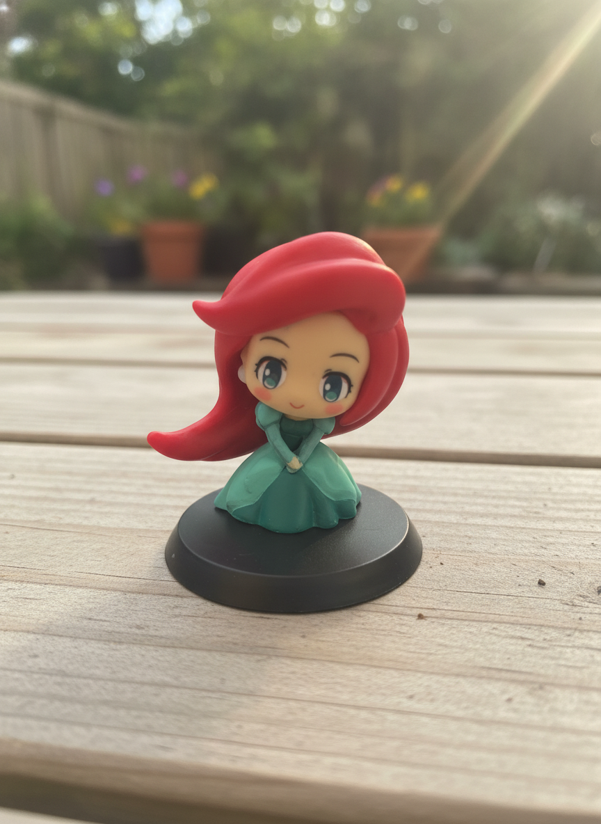 Disney Princess Ariel Chibi Collectible Figurine