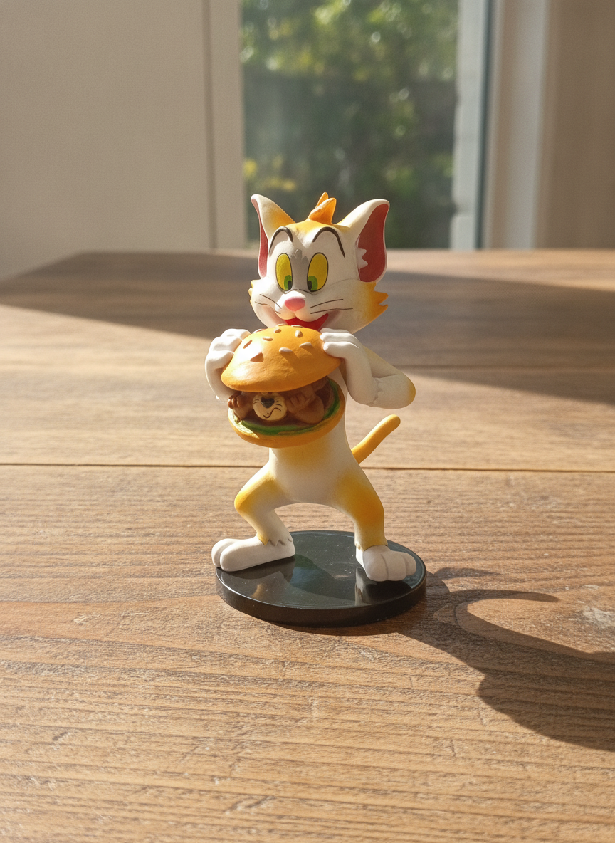 Tom Cat Burger Buddy Collectible Figure