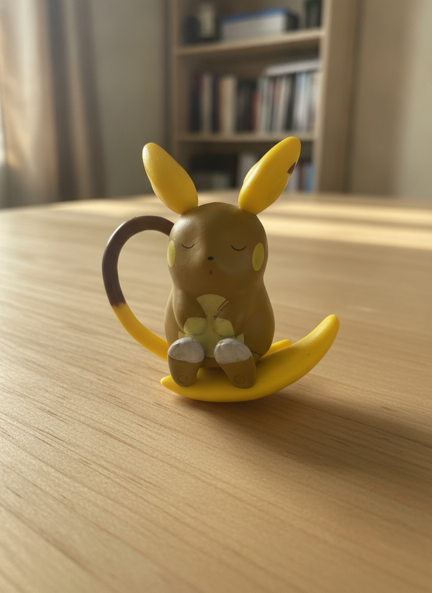 Pokémon Alolan Raichu Meditating Figure