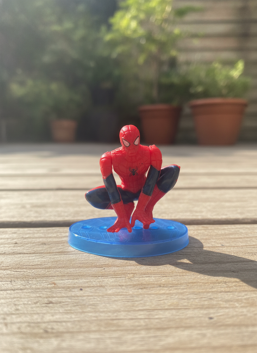 Spider-Man Crouching Pose Collectible Mini-Figure