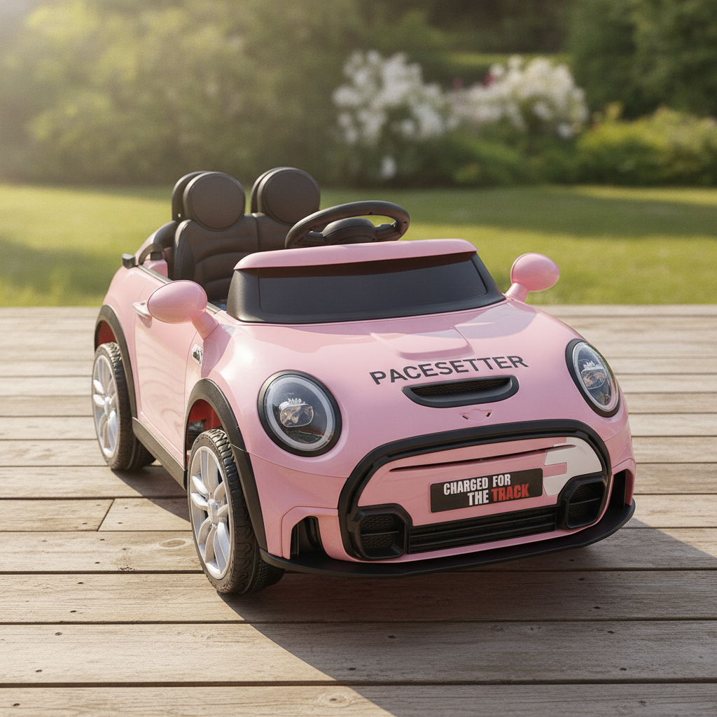 PACESETTER Pink Electric Ride-On Car - Charged for the Track