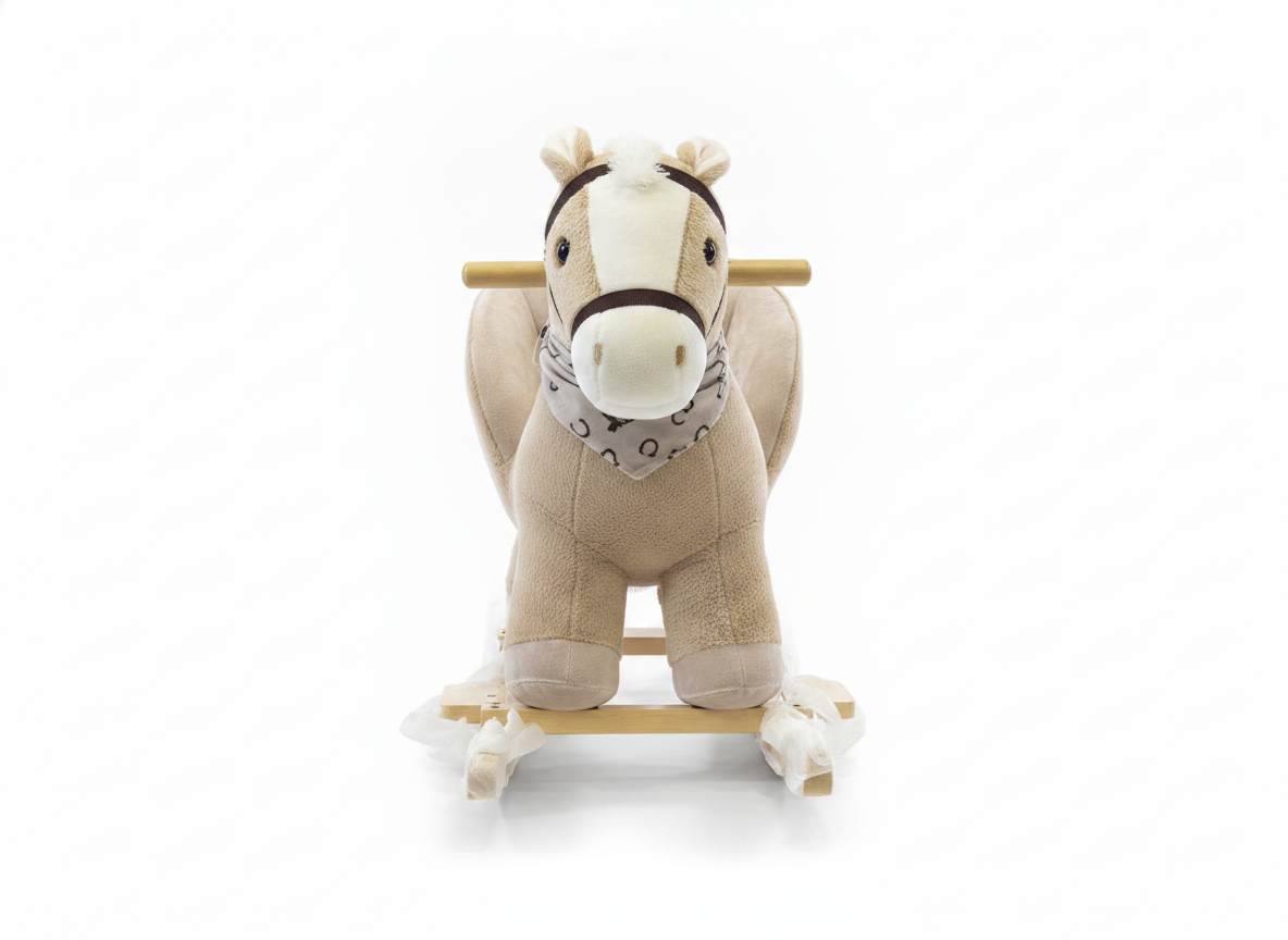 Plush Rocking Horse with Safety Seat