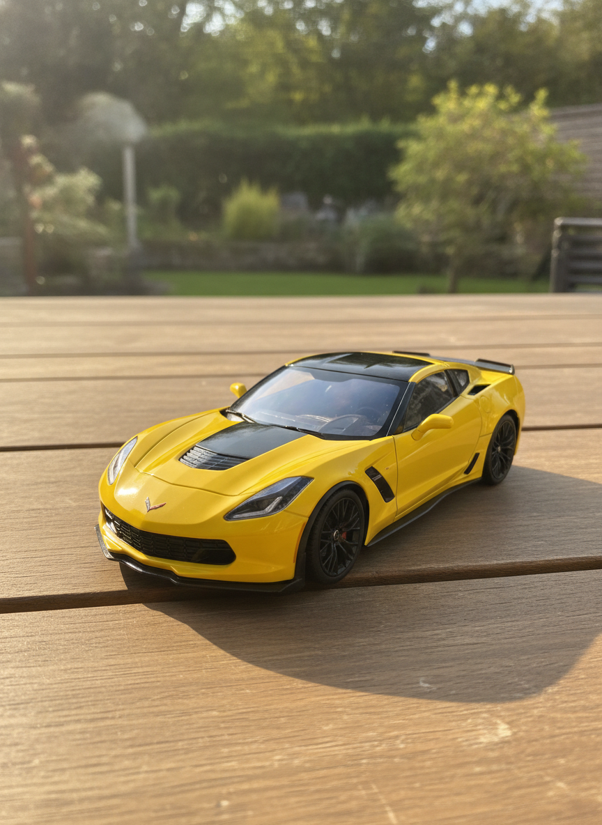 Welly NEX Models 1:24 2017 Chevrolet Corvette Z06 Die-Cast Model