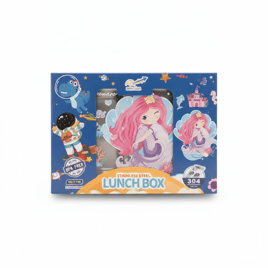 Selection Stainless Steel Mermaid Lunch Box