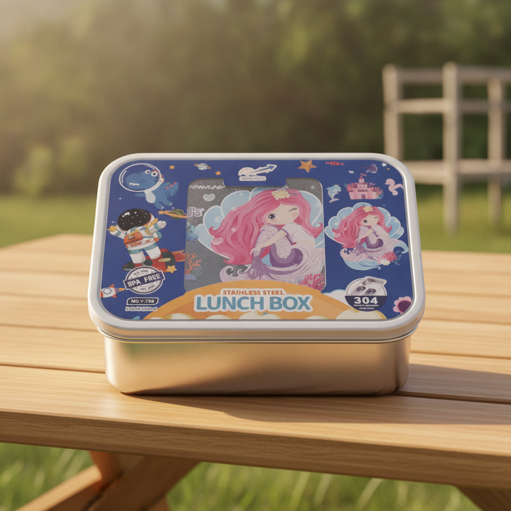 Selection Stainless Steel Mermaid Lunch Box