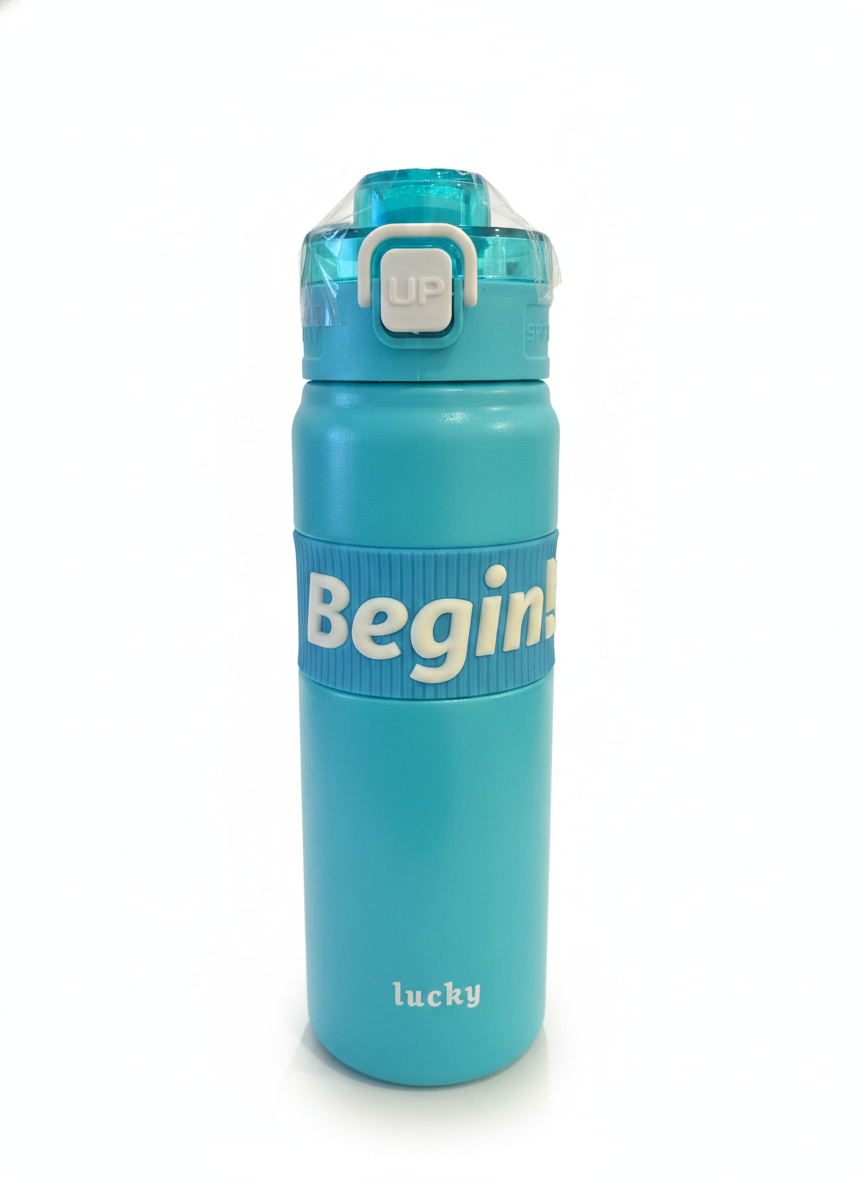 Lucky Begin! Sport Water Bottle (600 ML)