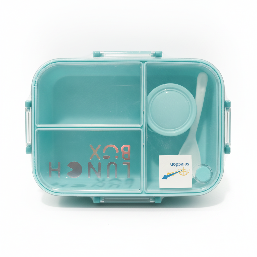 Aqua Multi-Compartment Lunch Box