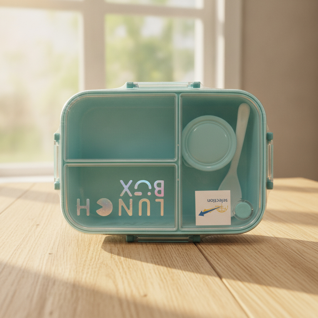 Aqua Multi-Compartment Lunch Box