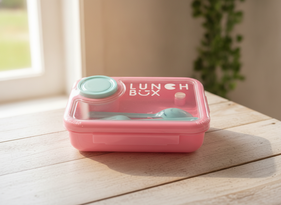 LUNCH BOX with Utensils
