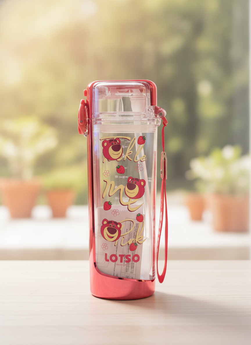Disney Lotso Huggin' Bear Water Bottle (650 ML)