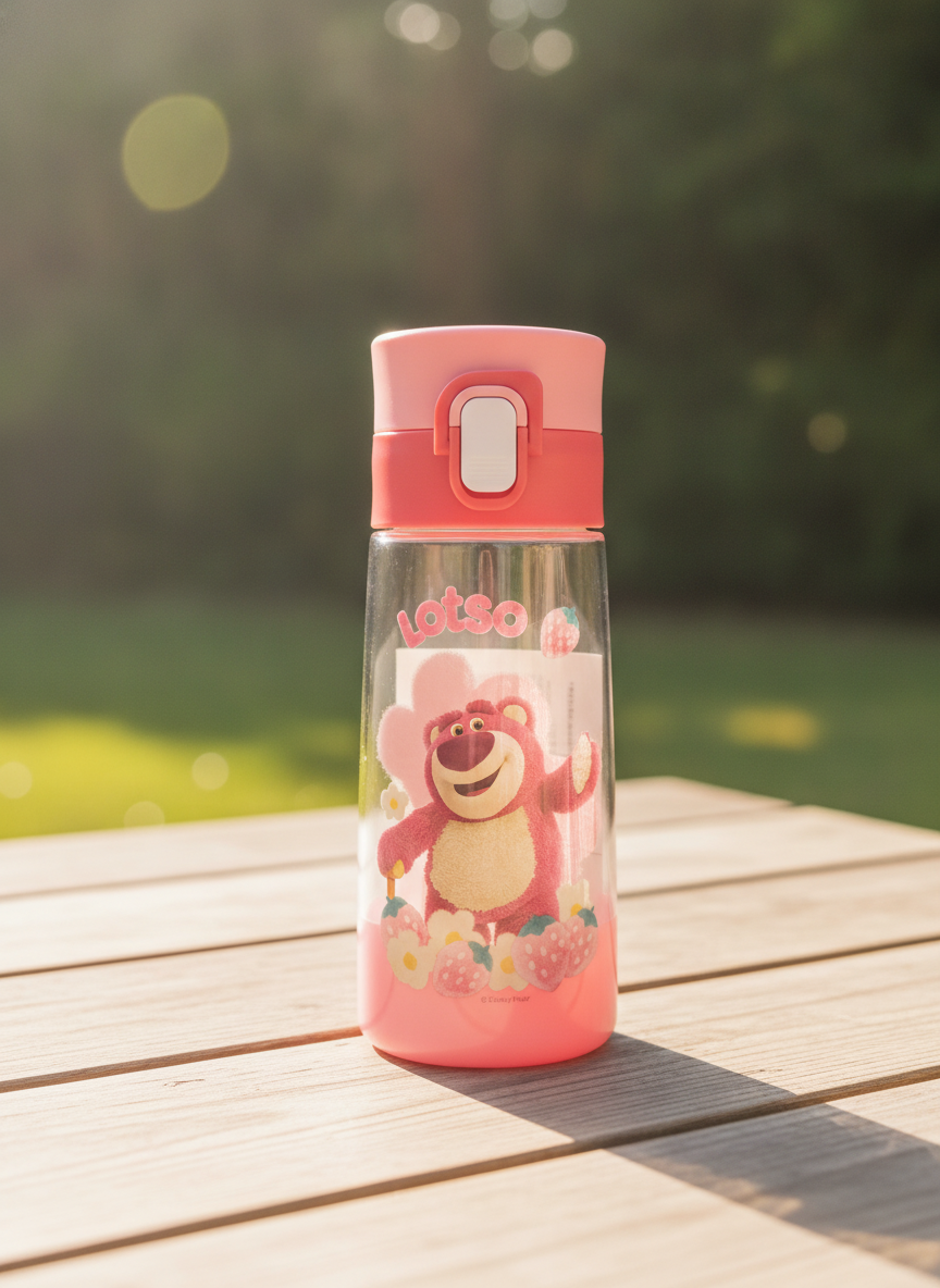 Disney/Pixar Lotso Strawberry Water Bottle (470 ML)