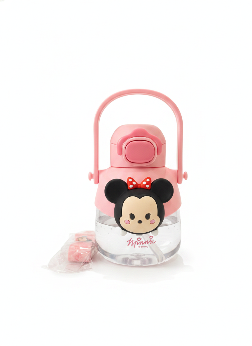 Disney Minnie Mouse Kids' Water Bottle with Straw